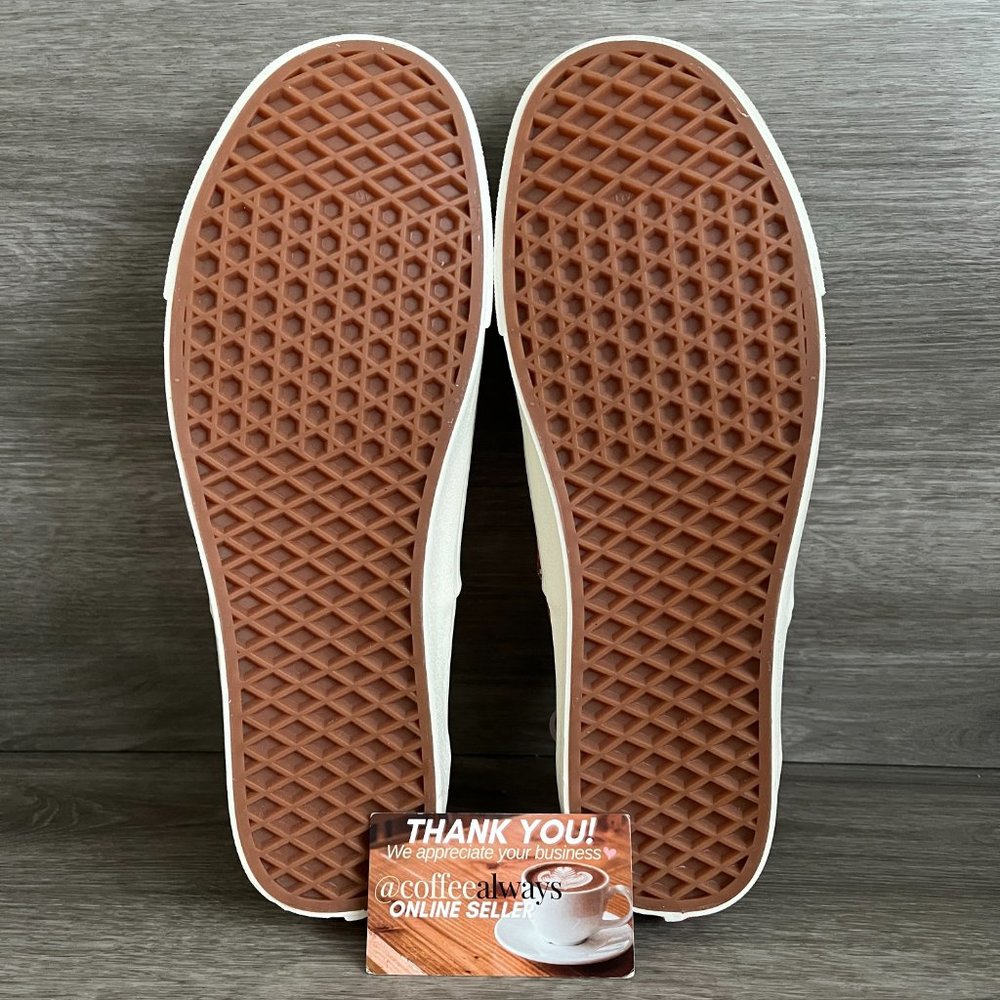 Vans Authentic 44 Dx Anaheim Factory Tile Check Yellow Size 10.5 Men's NWOB - Picture 7 of 8